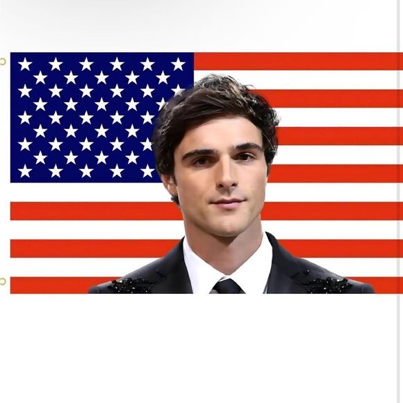 Jacob Elordi American Flag 3x5 Ft Outdoor Indoor,Elordi USA Flag Tapestry - Picture 1 of 8